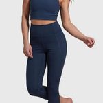 Girlfriend Collective High Rise Compression Navy Blue 7/8 Athletic Leggings, Photo 0