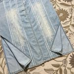 Route 66 Vintage Denim Skirt Jean Maxi Y2K Frayed Belted 22 Photo 1