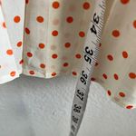 Ronny Kobo Womens Medium Kensington Polka Dot Maxi Skirt Orange Photo 10