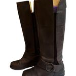 Olukai Holo Lio II Tall Brown Leather Boots Back Zip Photo 6