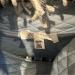 Blue Mockneck Sweatshirt Top Daily Thread Quilted XS Photo 2