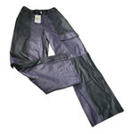 Womens Classics 2.0 Luxe Plush Faux Leather Pants Small RARE Air Jordan Baggy Purple Photo 0