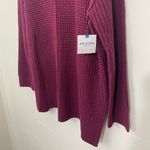 Arizona Jeans Arizona Jean Co NEW burgundy Long Length Knit Sweater NWT ~ Women’s Size XL Photo 10