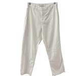 Frank & Eileen Frank & Eileen Kinsale Italian Woven Performance Linen-Blend Pants White Size 6 Photo 9
