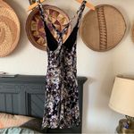 Free People ☀️  Washed Ashore Black Mini Floral Dress Photo 5