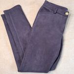 Tommy Hilfiger Faux Suede Berkeley Ankle Pants Women's Sz 2 Navy Blue Stretch Photo 8