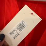 A New Day NWT red pleated gathered waist collared shirt dress M red Photo 5