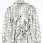 NWT Lulus Green Bliss Gingham Tie Back Mini Dress XS Photo 4