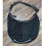 The Sak Boho Hippie Black Leather Equestrian Western Shoulder Hobo Y2K Bag Photo 0
