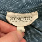 Synergy organic clothing blue polka dot dress in size small Photo 5