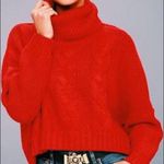 Jack by BB Dakota  Scarlett red cowl neck sweater Photo 0