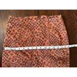 Free People  Orange Mini Skirt Size 4 Photo 8
