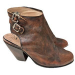 Freebird by Steven Brown Ankle Boots with Distressed Leather Chunky Heel 9 Shoes Photo 0