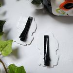 Demon Slayer Girl Acrylic Hair Clips Black Photo 2