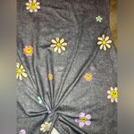 ⭐️Women’s Retro Floral Smiley Face Dress with Silver Rings on Straps Size M Photo 5