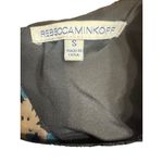 Rebecca Minkoff Steffy Dress Velvet Floral Open Back Black Long Sleeve Sz Small Photo 3