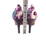 Burberry  Purple White Floral Pumps Heels Size 36 / US 6 Photo 5