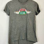 Friends Women’s Central Perk Coffee Graphic T Shirt Short Sleeve Grey Small NWOT Gray Photo 0