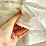 Gap White Flowy Airy Lattice Cutout A-Line Skirt, Minimalist Spring Skirt, Size 6 Photo 5