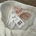 Philosophy NWT White Linen Cargo Pants Photo 8