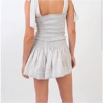 Koch Erica Shorts Skirt Skort Pleated Silver Gray Pull On Women’s Size Small Photo 1