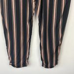 Beach Riot  Pink‎ Black Striped Dover Set Crop Top Tie Pants Set Cover-Up Small S Photo 10