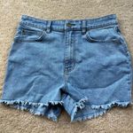 Billabong High Rise Cutoff Blue Jean Shorts - Size 27 - EUC - Stretch Photo 0