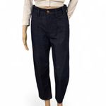 AYR NWOT! All Year Round THE BEAT Y2K Navy Wide Leg Jeans Sz 25 Barrel Leg BOHO Photo 1