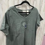 Erika Vintage Linen Lagenlook Shift Maxi Dress Embroidered Boho Garden Artsy XL Photo 1