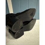 Chelsea and Violet Women’s Black Suede LUCY Crochet Detail Block Heel Booties Sz 6 Photo 7