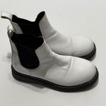 Roolee Flika White Leather Chelsea Boots EU 39/US 8 Photo 2