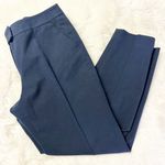 Akris Punto Navy Ankle Straight Leg Pants Size 8 Photo 0