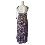 Altar'd State NWOT Alter State V Neck Purple Gold Maxi Dress Photo 4