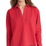 Frank & Eileen  Coral Patrick Cotton Pullover Size Large EUC Photo 0