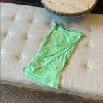 ZARA Green Gradient Toned Mesh Ruched Top Size XS Photo 1