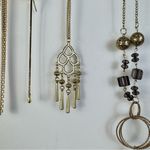 Source Unknown Gold Tone Lot Set of 5 Costume Jewelry Necklaces Bundle Photo 13