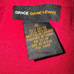 GRACE DANE LEWIS women’s red berry knit pencil skirt stretch size XL‎ midi work Photo 3