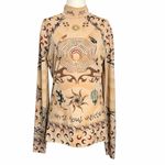 Marine Serre  White Line Tattoo Printed Top Photo 3