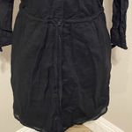 Abercrombie & Fitch Abercrombie Fitch Womens Shirt Dress Sz Small Y2k Old Money Gothic Grunge Preppy Photo 6