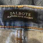 Talbots  Flawless Five Pocket Medium Wash Boyfriend Blue Jeans Mid Rise Womens 8 Photo 6