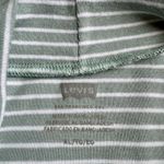 Levi's Women’s Levi’s Effortless Short Sleeve Striped Green Women's Top Size XL NWT Photo 8