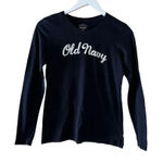 Old Navy  Black Long Sleeves Crewneck Soft Cotton SZ S #2176 Photo 0