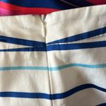 Tart  White Pink Blue Striped Mini Skirt Size Medium Photo 7