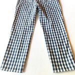 J.Crew Plaid Check Print High Waisted Straight Jeans Photo 8