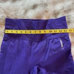 Gymshark Energy High Waisted Leggings Sz Medium Purple Seamless Eyelets EUC Photo 5