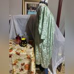 LuLaRoe  Shirley Lime Green Velour Duster Photo 4