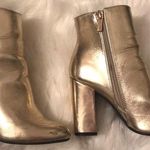 Metallic Booties Gold Size 8 Photo 0