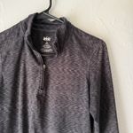 Rei Co-op ‎ Pullover Womens Small Black Gray Long Sleeve 1/4 Zip Stretch Athletic Photo 1