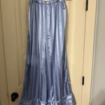 Free People Intimately Pinstripe Hazy Blue Pajama Set Photo 5