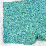 J.Crew  Women’s Stretch High Rise Green Floral Denim Shorts 6 Photo 5